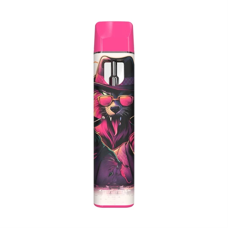 Wholesale Price 1ml 2MG CBD/THC/HHC Empty Disposable Vape Hardware With Dual Air Channel Tech, Rechargeable