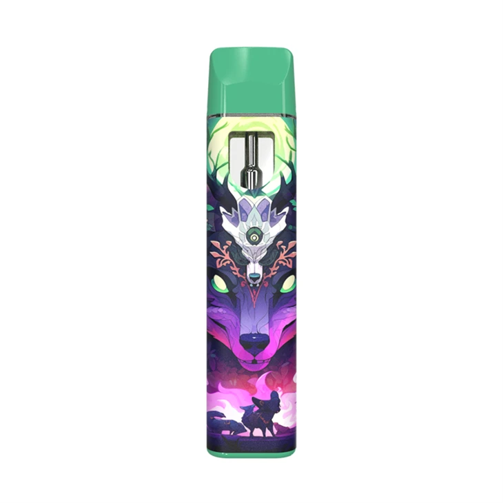 Wholesale Price 1ml 2MG CBD/THC/HHC Empty Disposable Vape Hardware With Dual Air Channel Tech, Rechargeable