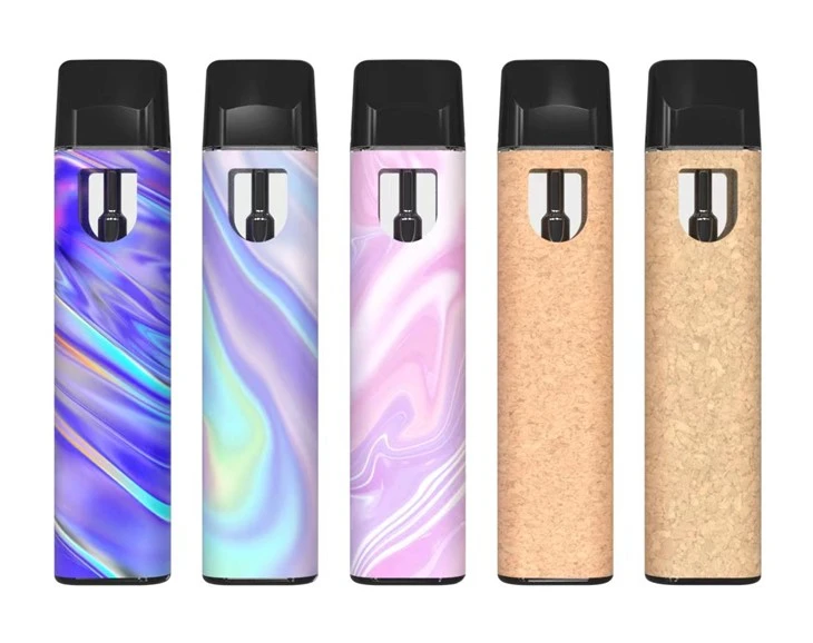 Wholesale Price 1ml 2MG CBD/THC/HHC Empty Disposable Vape Hardware With Dual Air Channel Tech, Rechargeable