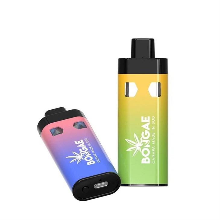 USA Distilllate Hhc Vape OEM Logo 1g+1g Live Resin Disposable Vaping Device Empty Thick Oil Vape Pens 2g